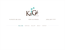 Tablet Screenshot of kagehaiti.com